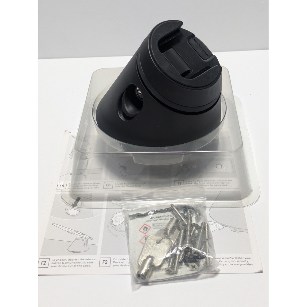 Bouncepad Click Secure Tablet & iPad Stand & Docking Station for POS Black